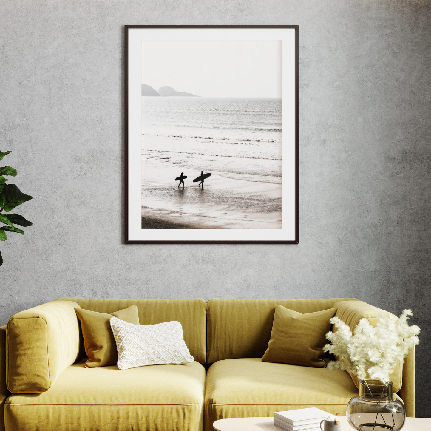 Two Surfers Photographic Print