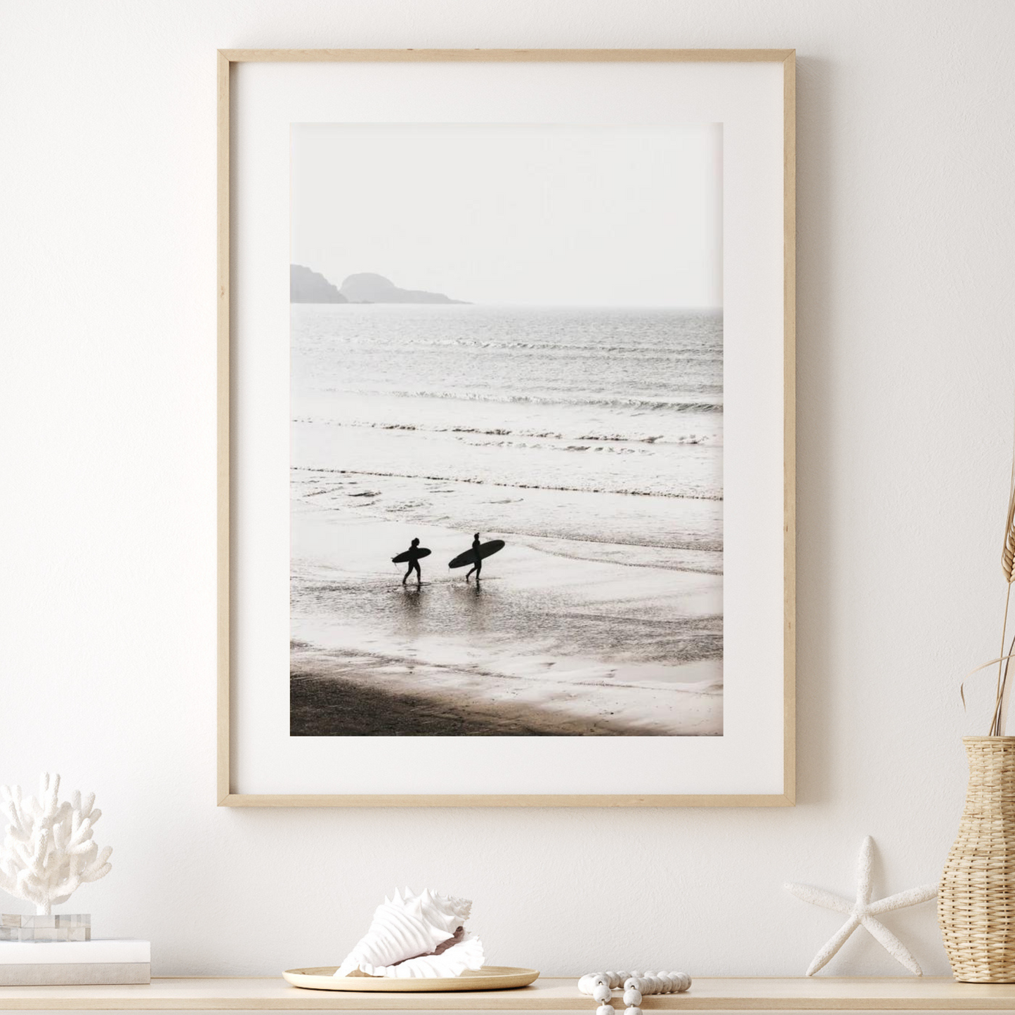 Two Surfers Photographic Print