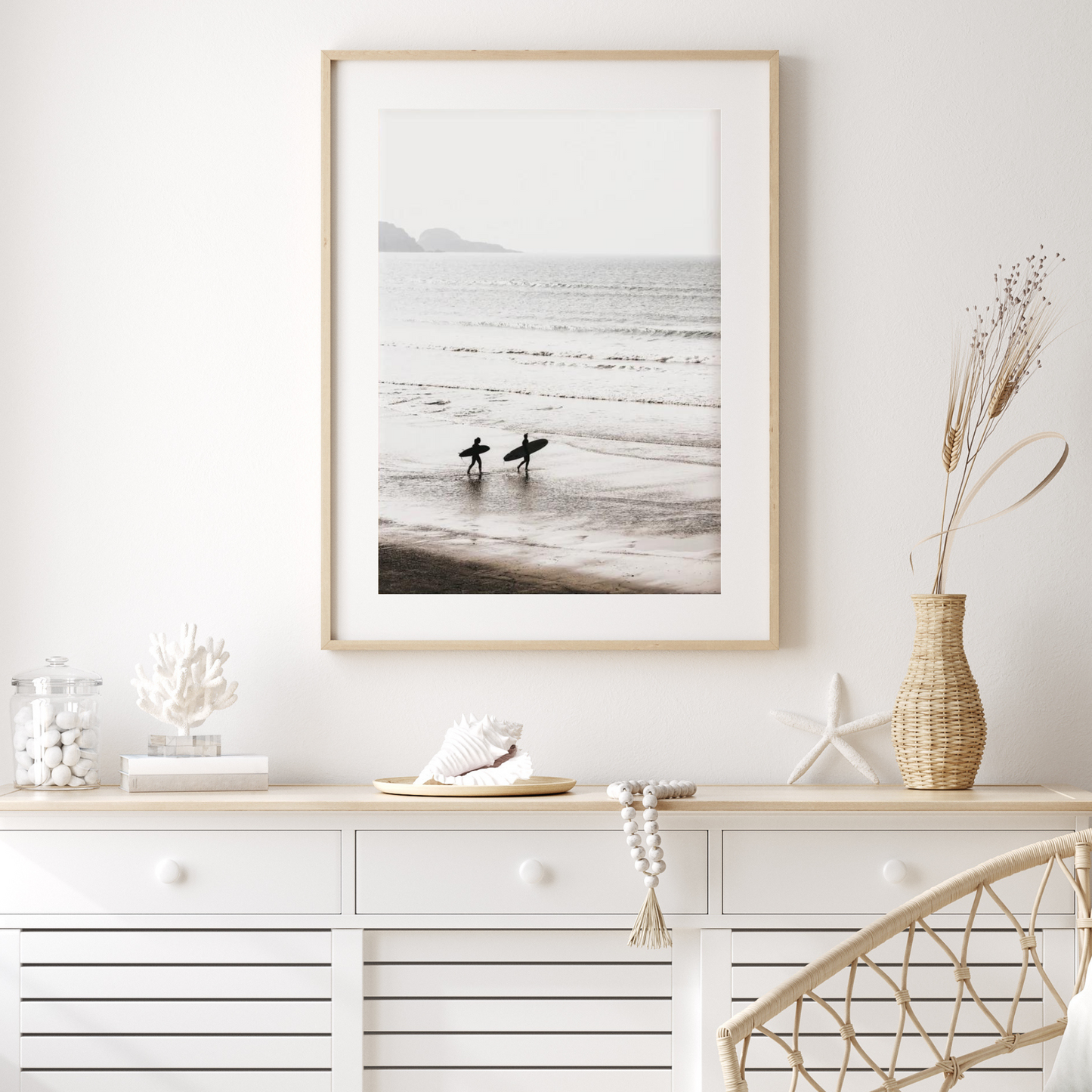 Two Surfers Photographic Print