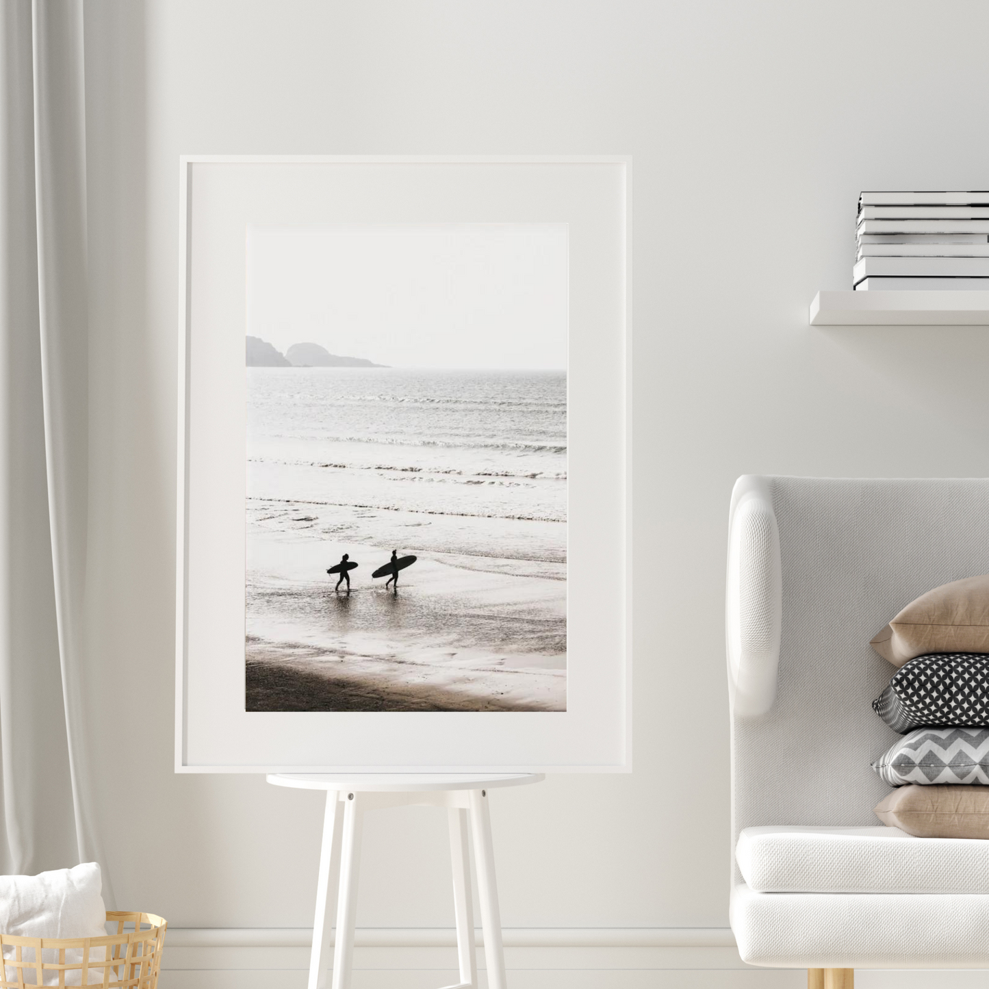 Two Surfers Photographic Print