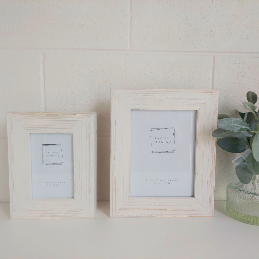 Coolangatta Coastal Photo Frame - Distressed White