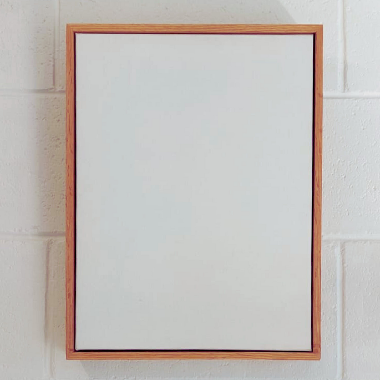 Premium Artist Grade Blank Canvas with Float Frame - 55mm Oak - Beeswaxed