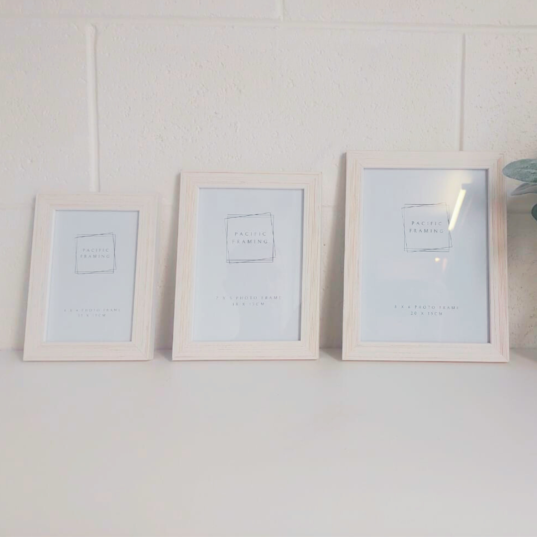 Kirra Coastal Photo Frame - Distressed White