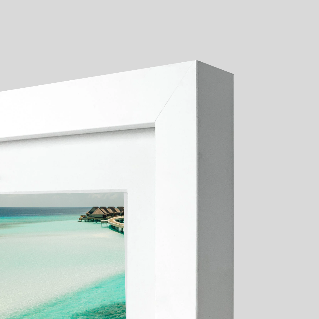 Deluxe Collage Gallery Photo Frame White - Suits 4 4x6 Prints