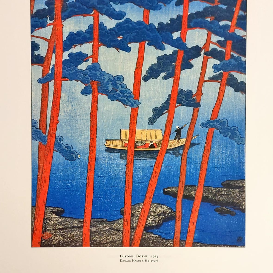 Futomi Boshu 1925 - Framed Kawase Hasui Wood Block Print