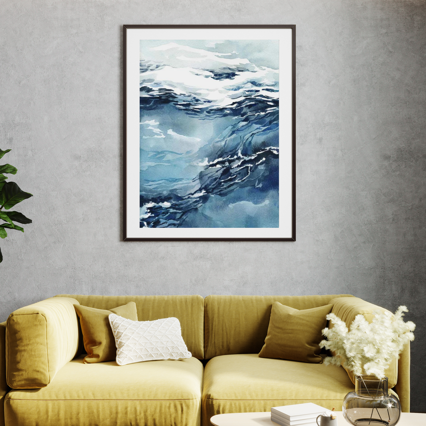 Ocean Watercolour Print 1