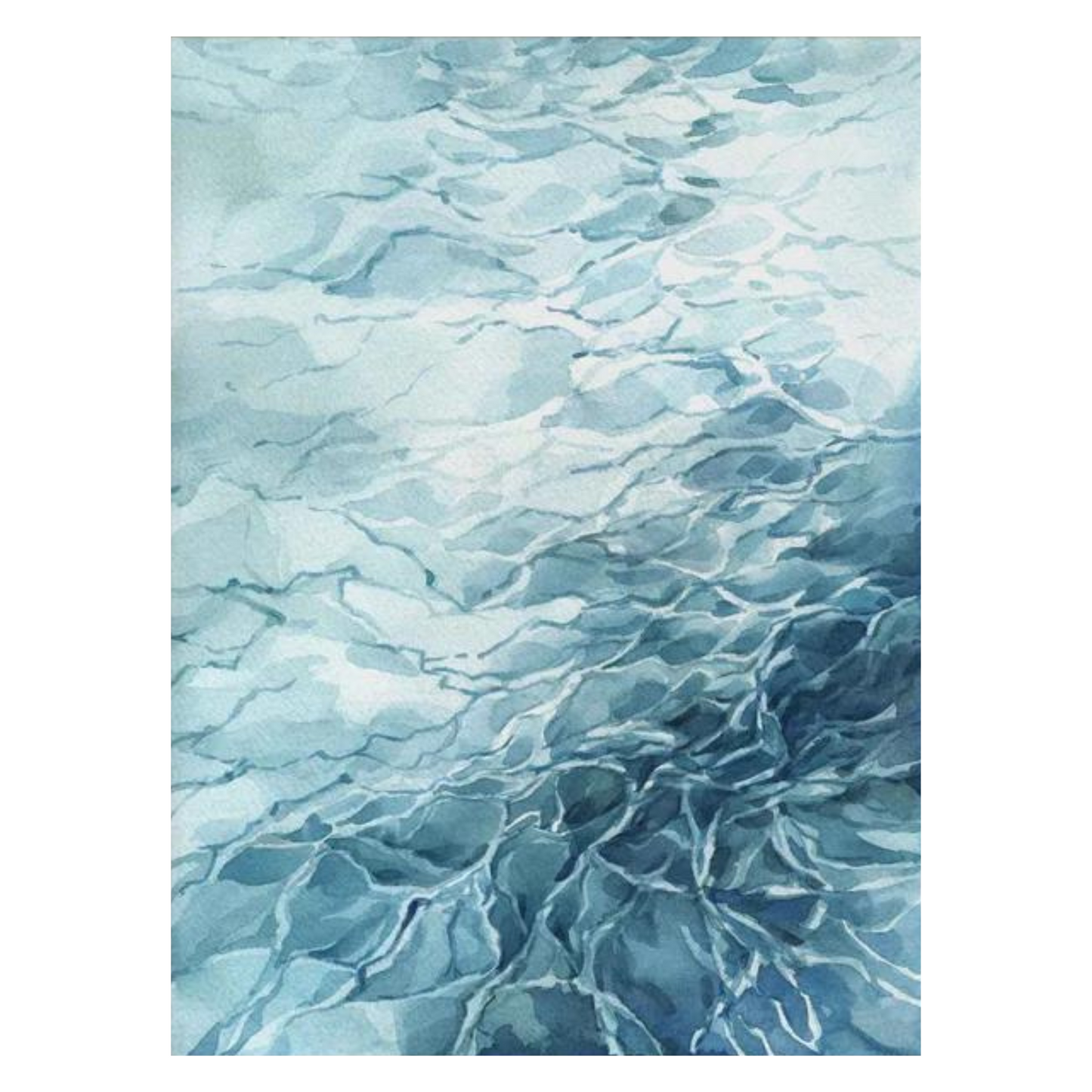 Ocean Watercolour Print 2
