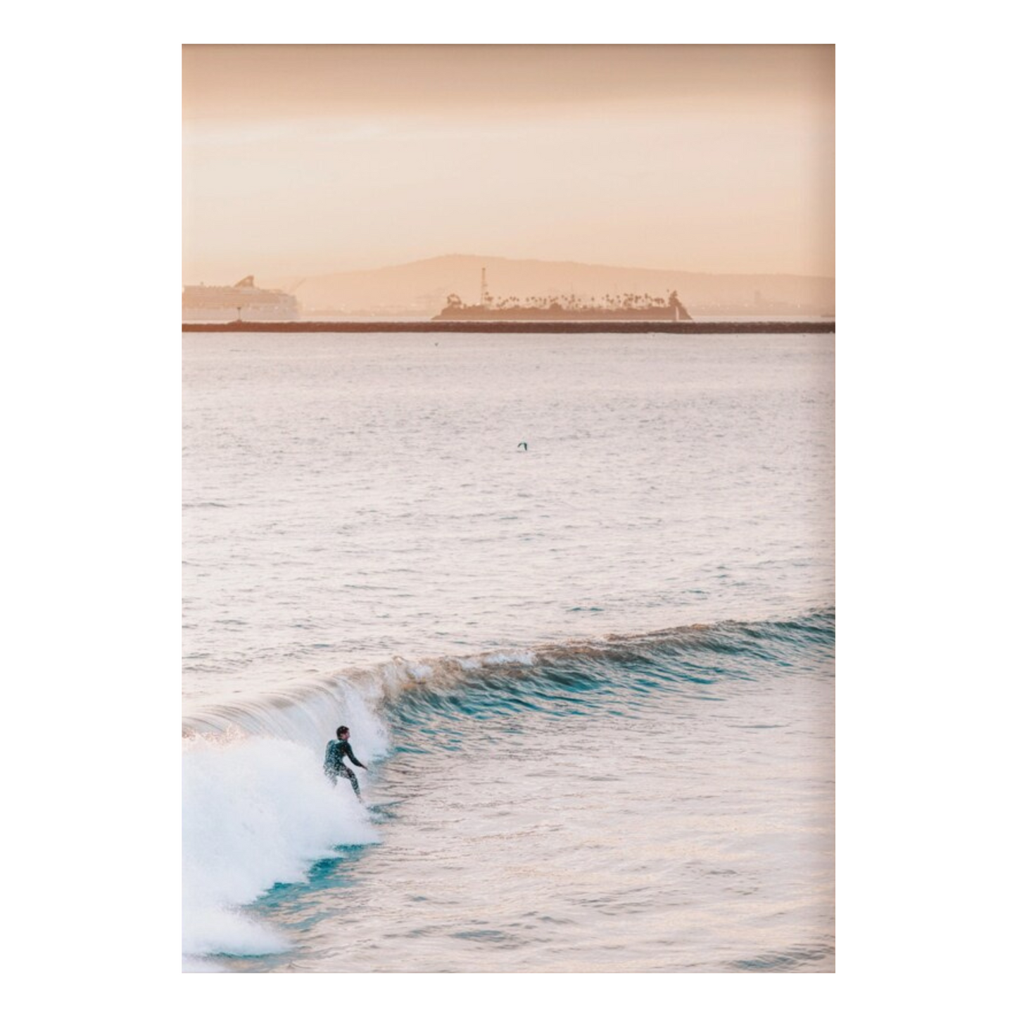 Sunset Surf Photographic Print