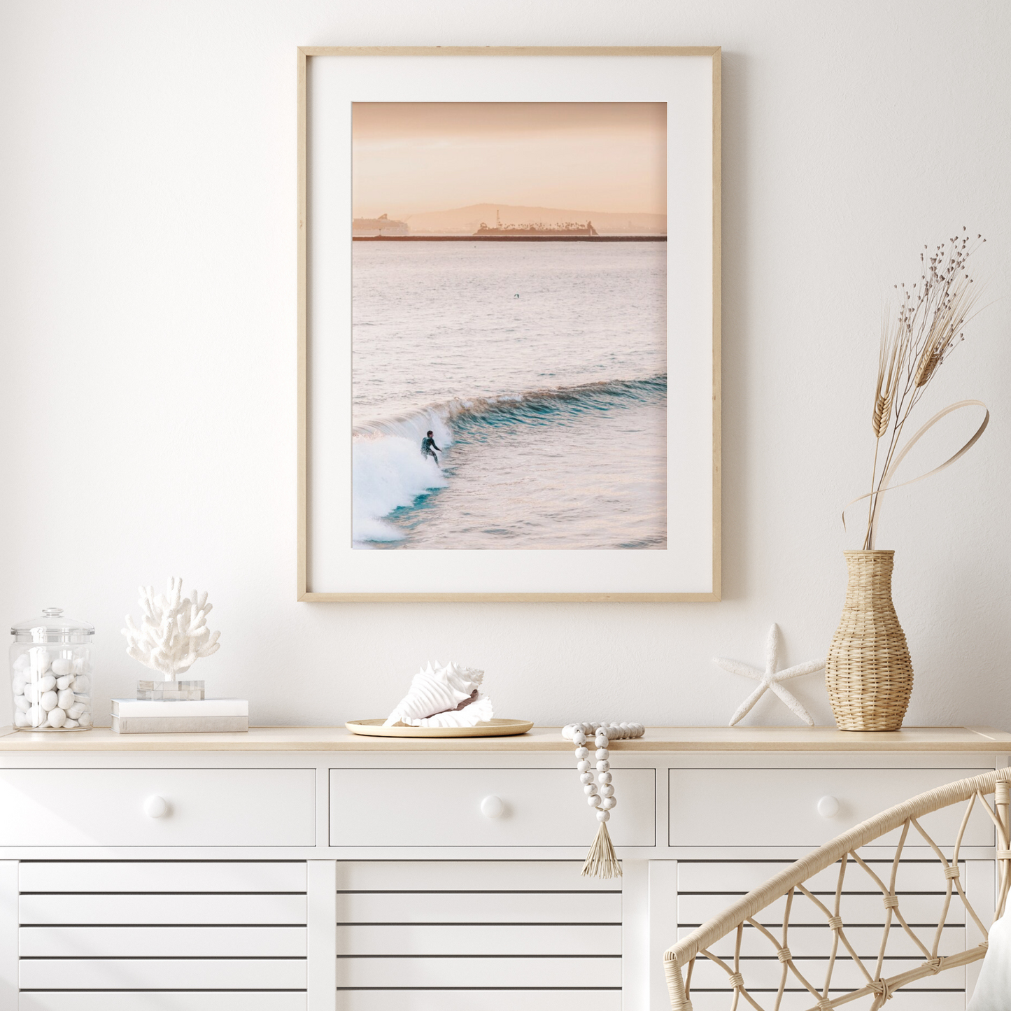 Sunset Surf Photographic Print