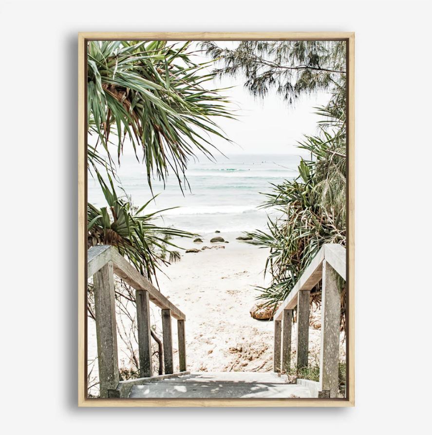 Wategos Photo Canvas Print