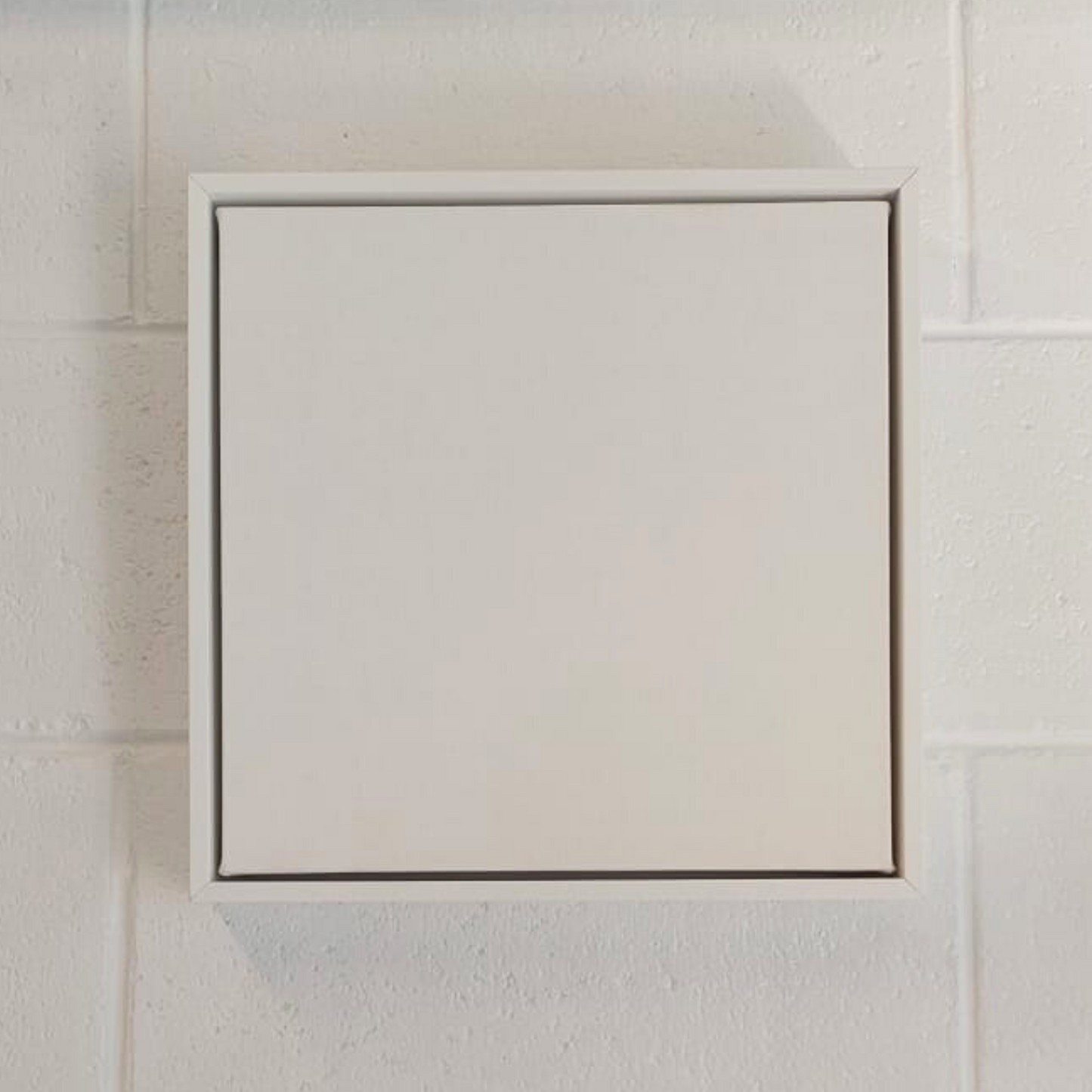 Premium Artist Grade Blank Canvas with Float Frame - 55mm White