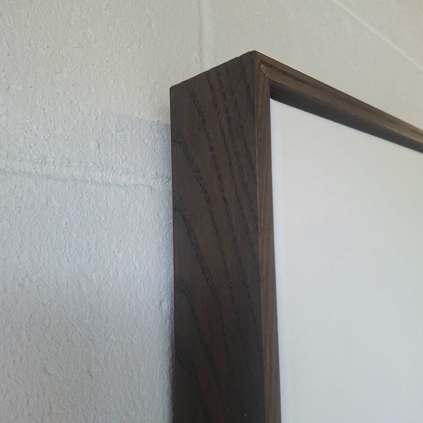Premium Artist Grade Blank Canvas with Float Frame - 55mm Walnut