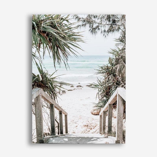 Wategos Photo Canvas Print