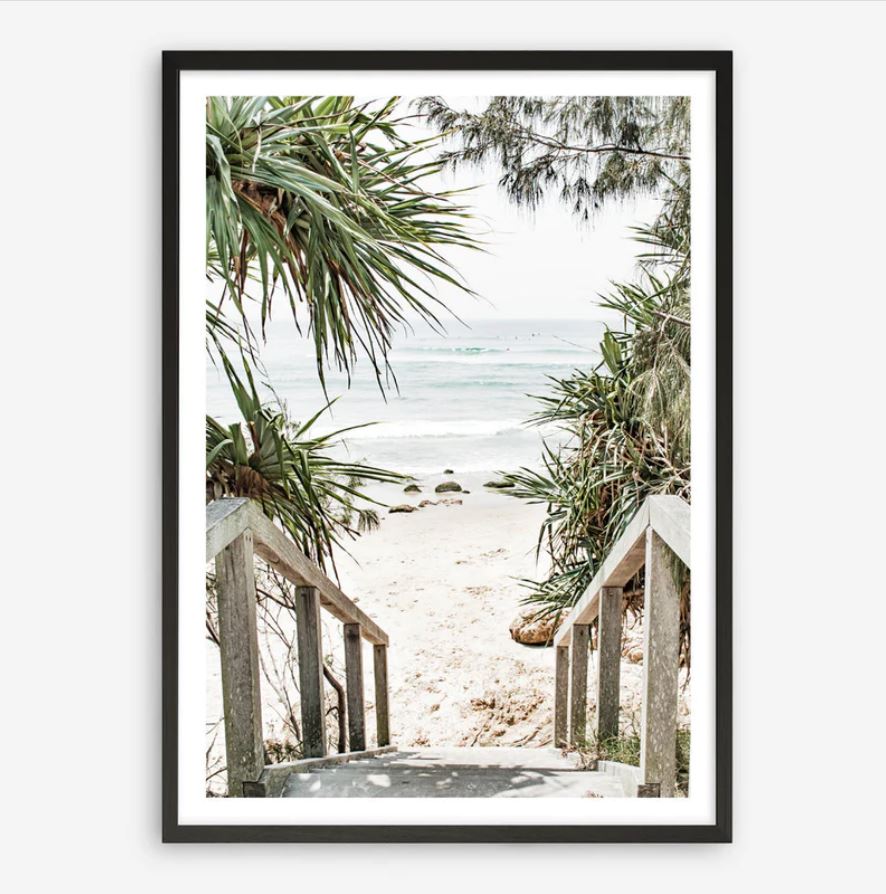 Wategos Beach Art Print