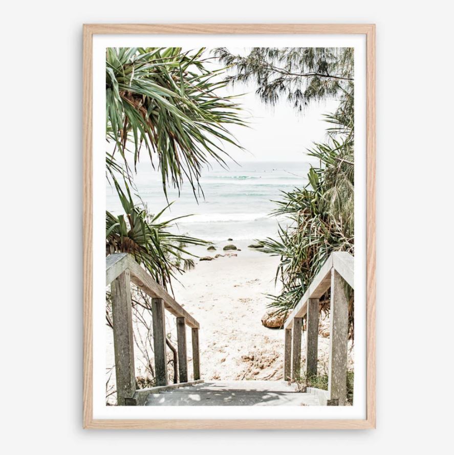 Wategos Beach Art Print